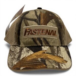 Fastenal Trucker Hat Mens OSFA Camo Tan NEW Next Camo Snapback Mesh Cap